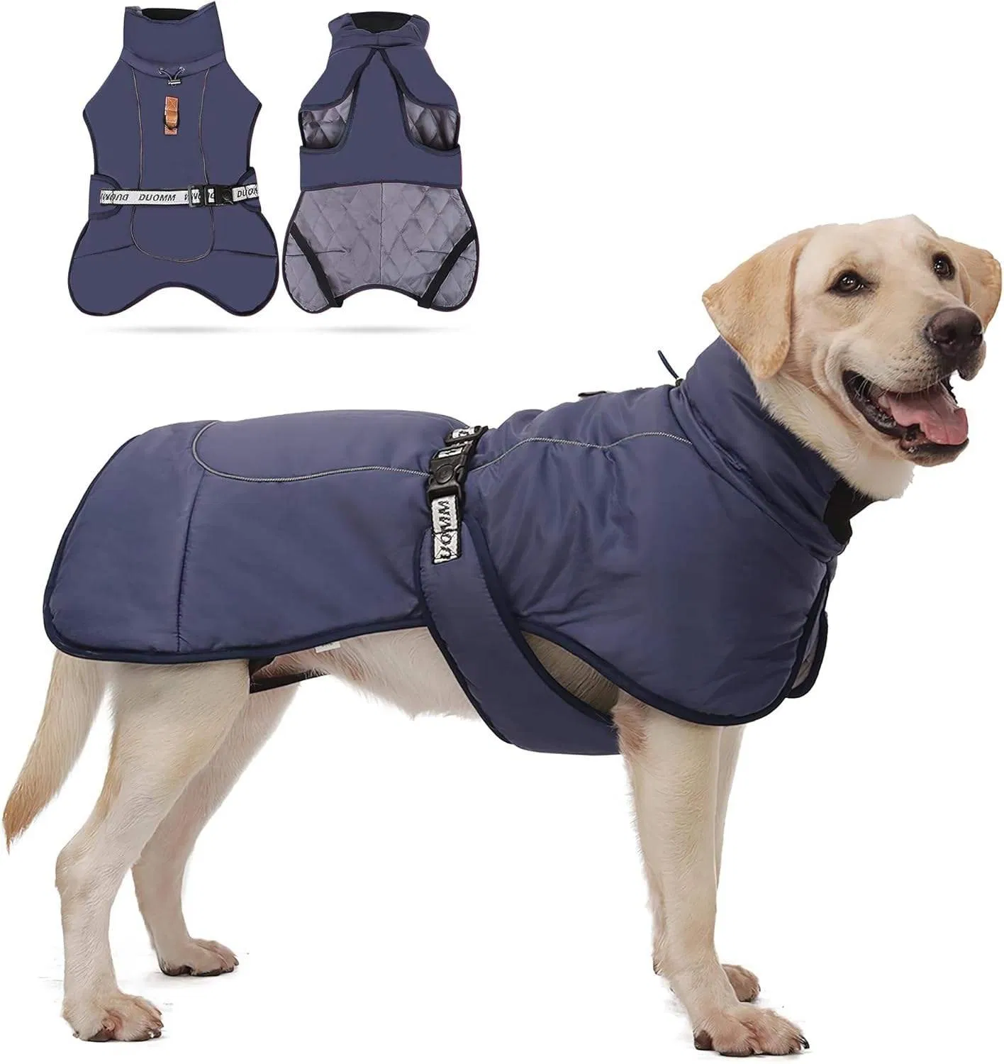Abrigo Reflectante para Perros Equipamiento de Invierno Impermeable