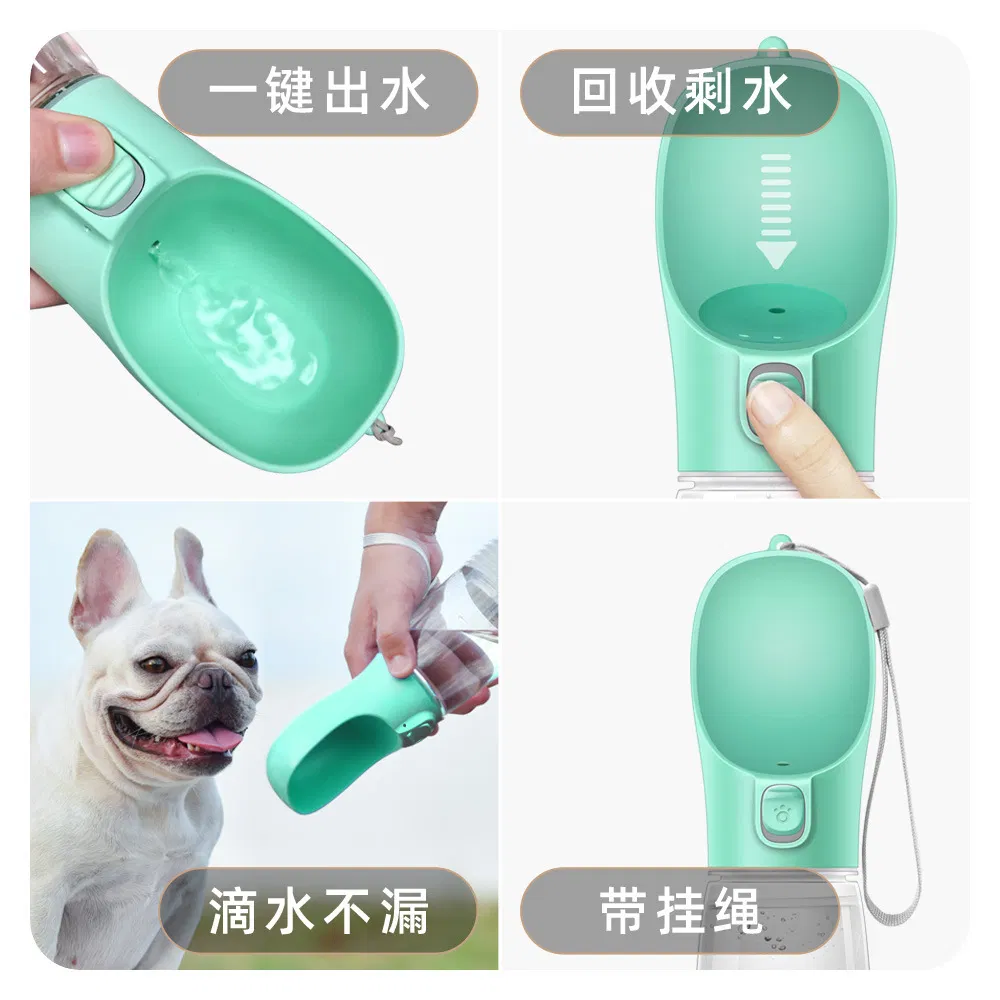 Botella de agua para pasear perros, taza de viaje para mascotas, artículos relacionados con mascotas