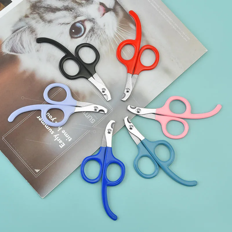 Tijeras mini para uñas de gato y perro para el cuidado y la limpieza de mascotas