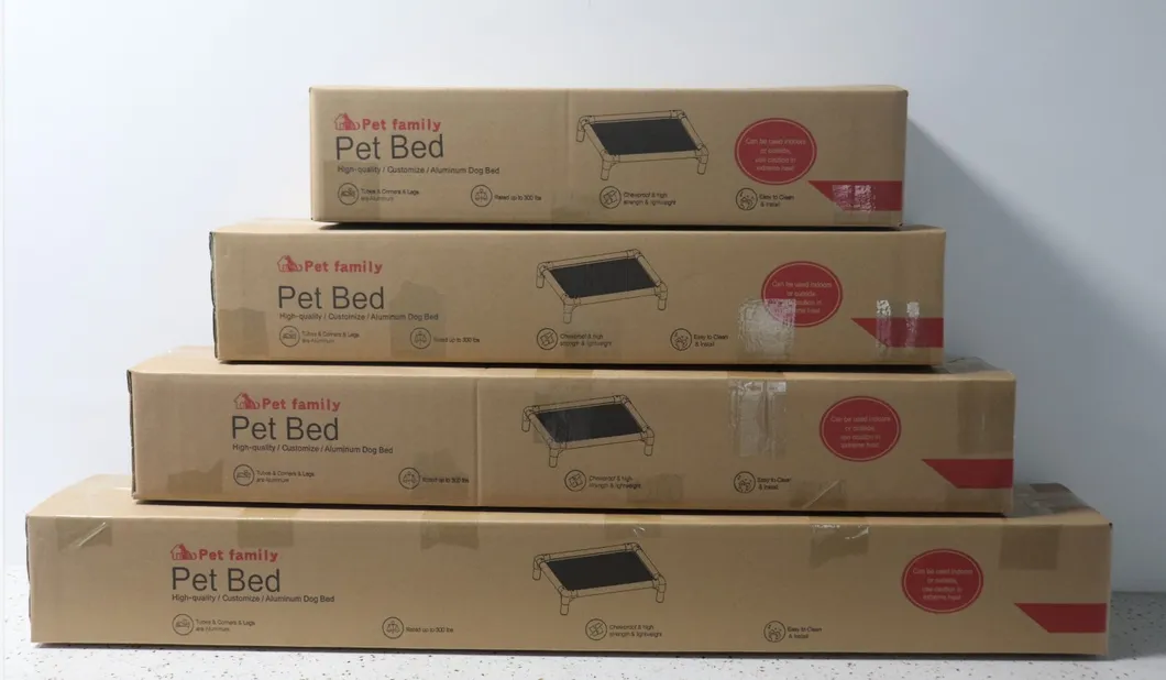 Ventas Calientes Cama para Perros Elevada Personalizada de Aluminio Resistente a Mordeduras para Exterior Ecológica
