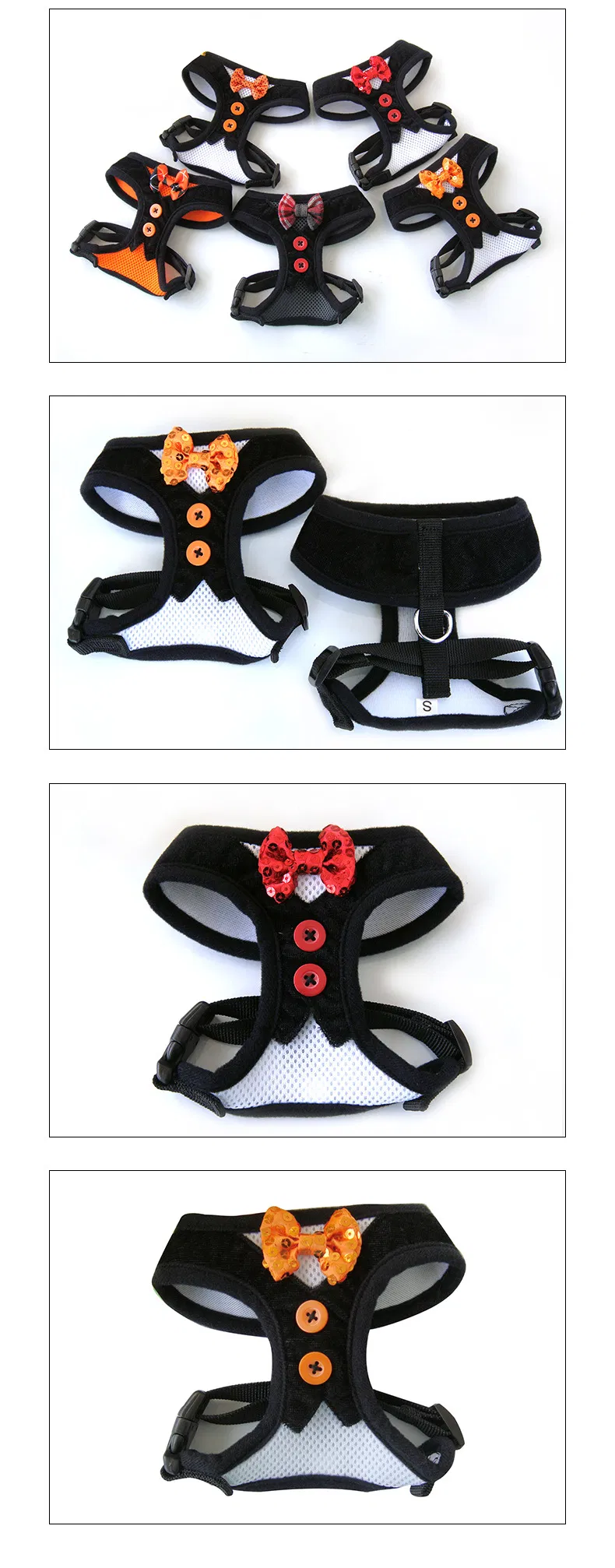 Arnés para gatos ajustable, suave, de malla transpirable y personalizado