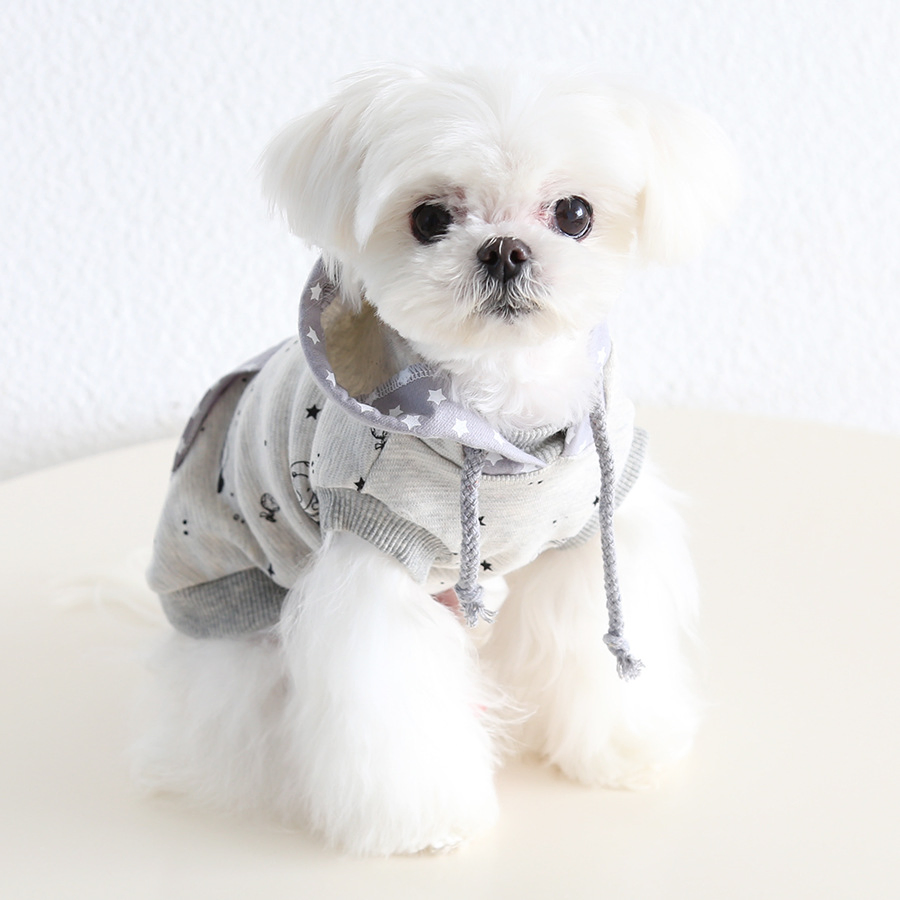 Diseño de ropa para mascotas lindas, ropa para cachorros, abrigo para perros, sudadera de algodón para mascotas, abrigo con estampado de perro