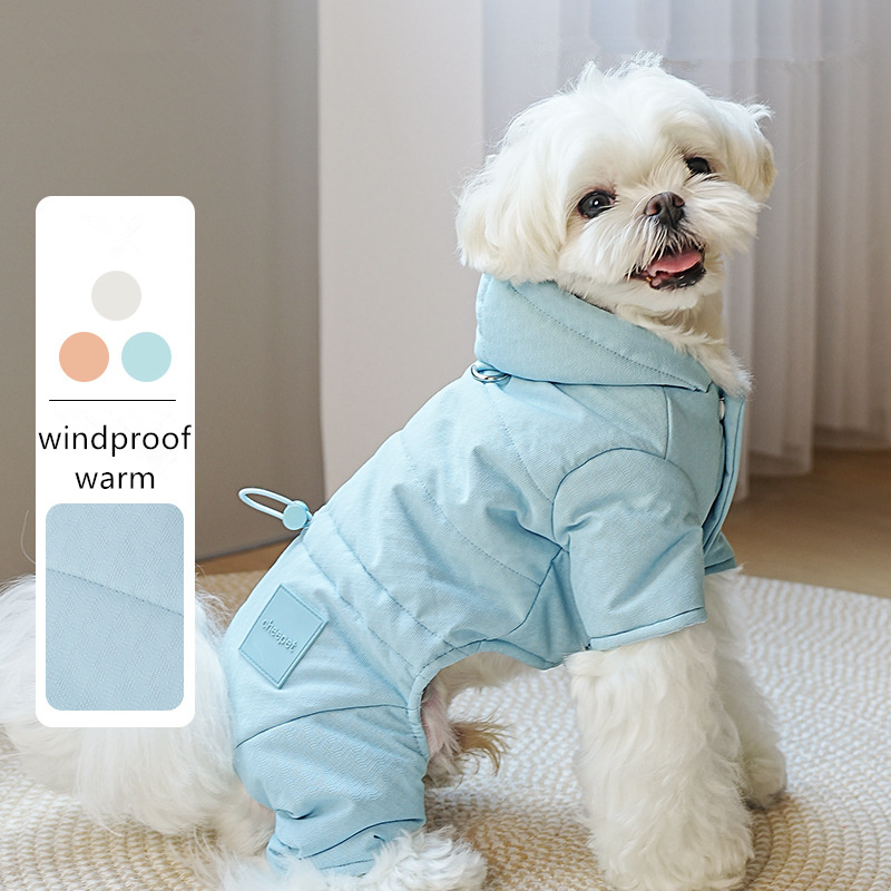 Abrigo para mascotas de poliéster de alta calidad 100% ligero e impermeable para perros
