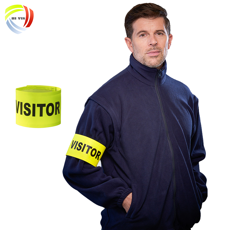 Banda ajustable de brazo de engranaje personalizado banda de brazo bucle de correa de cinturón seguro Correa de seguridad cinta deportiva bicicleta de carrera de ciclismo muñequera reflectante