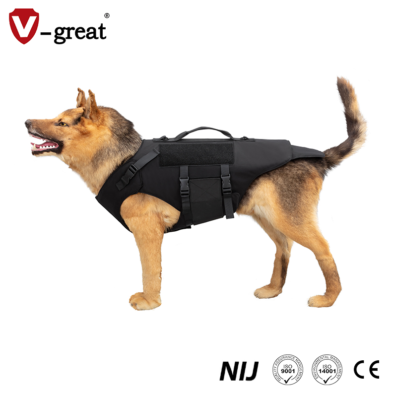 Aramid/PE Ud Chaleco Táctico de Seguridad para Perros de Entrenamiento Duro
