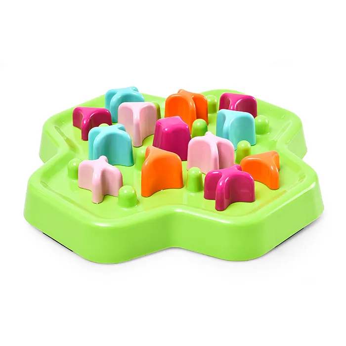 Juguetes de rompecabezas para perros, juego de rompecabezas para cachorros, juguete interactivo, comedero para perros, comedero lento