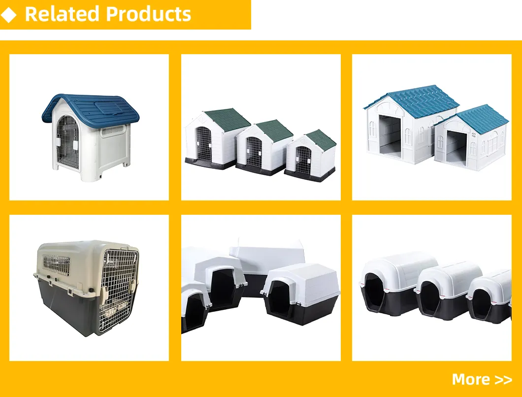 Casa de Plástico para Perros en el exterior