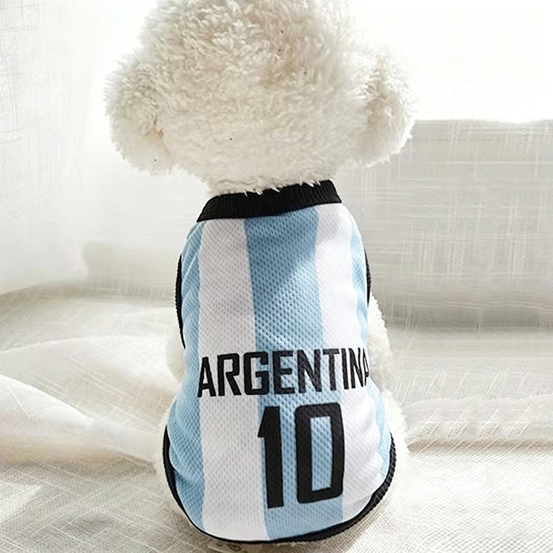 Último estilo de camiseta de verano para mascotas, ropa para perros, accesorios para mascotas, atuendo para perros y gatos