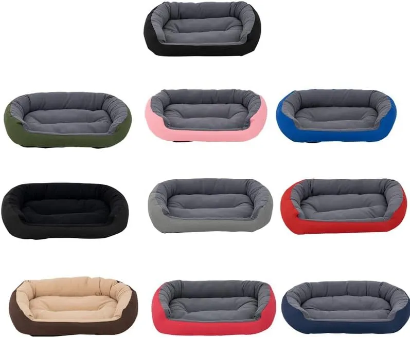 Cama para perros, duradera, cómoda, con relleno suave, tamaños y colores para elegir