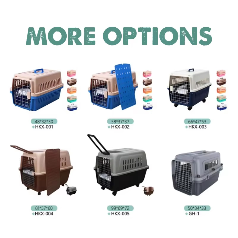 Muestras gratis de varios colores, transportadoras para mascotas aprobadas por aerolíneas con asa portátil