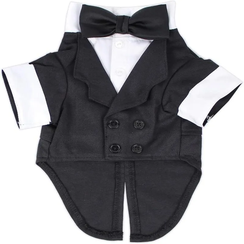 Esmoquin elegante para mascotas