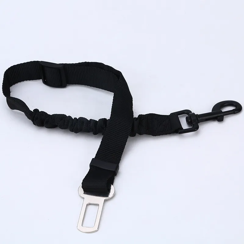 Cinturón de seguridad para perros de nylon elástico ajustable, accesorios para mascotas