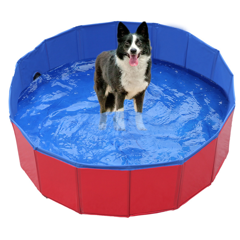 Piscina portátil para baño de perros para fácil viaje y montaje