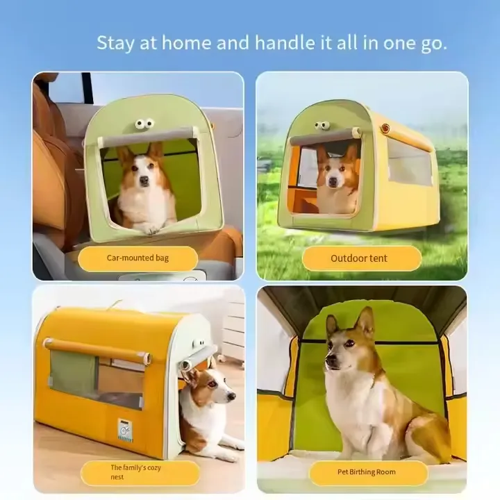 Funda de asiento para perro premium 2-in-1 para seguridad en viajes