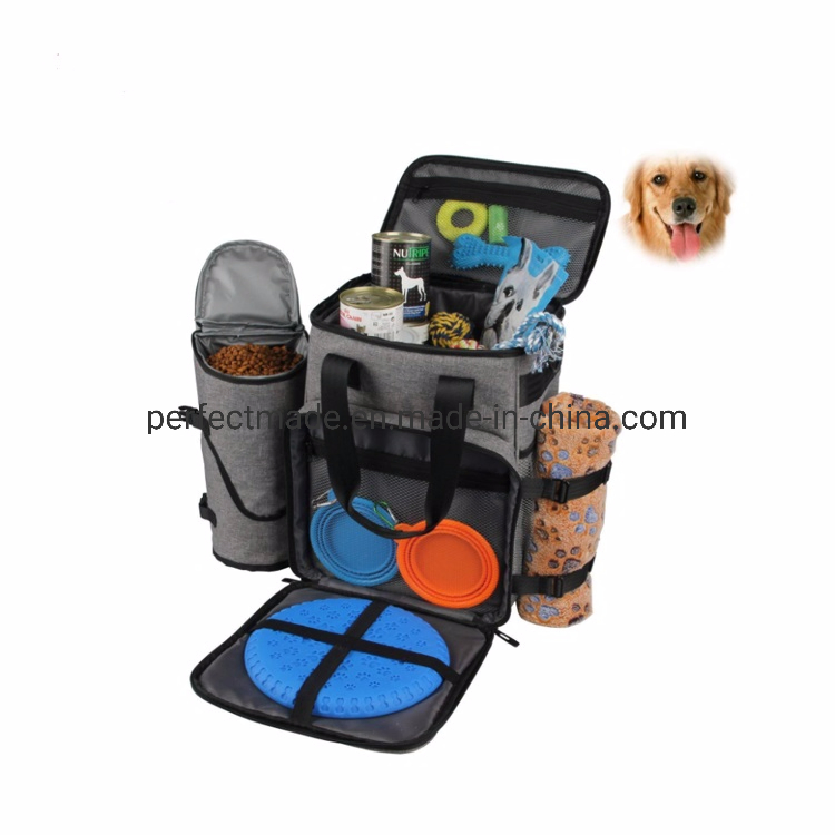 Bolsa de transporte portátil y transpirable para perros/gatos de aerolínea