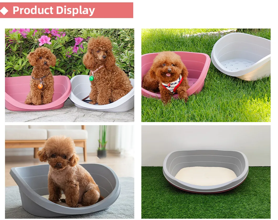 Cama plástica para perros