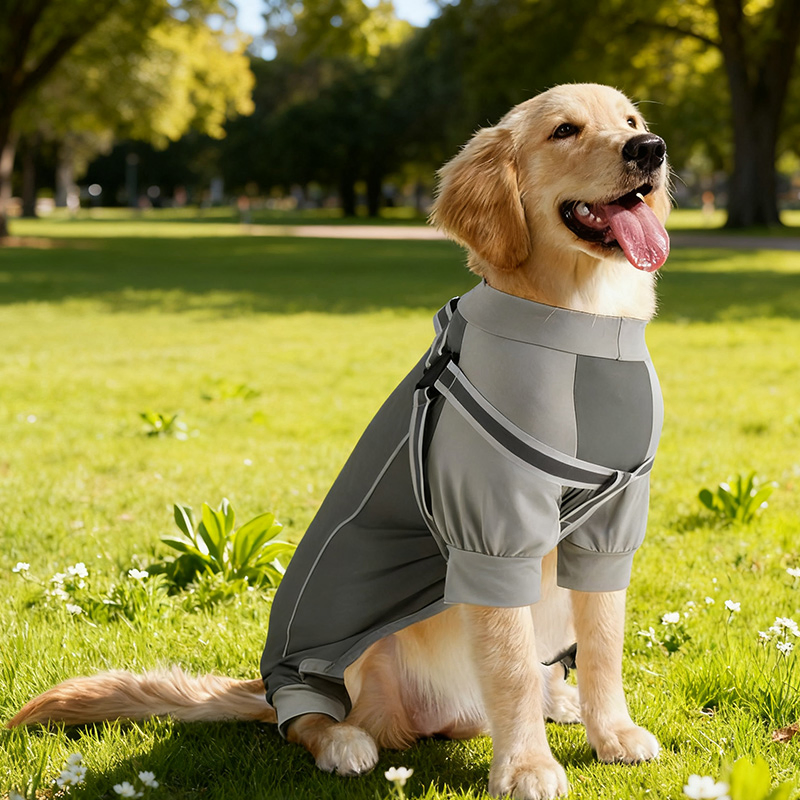 Ropa de perro al por mayor para verano, ropa protectora contra UV en cantidad