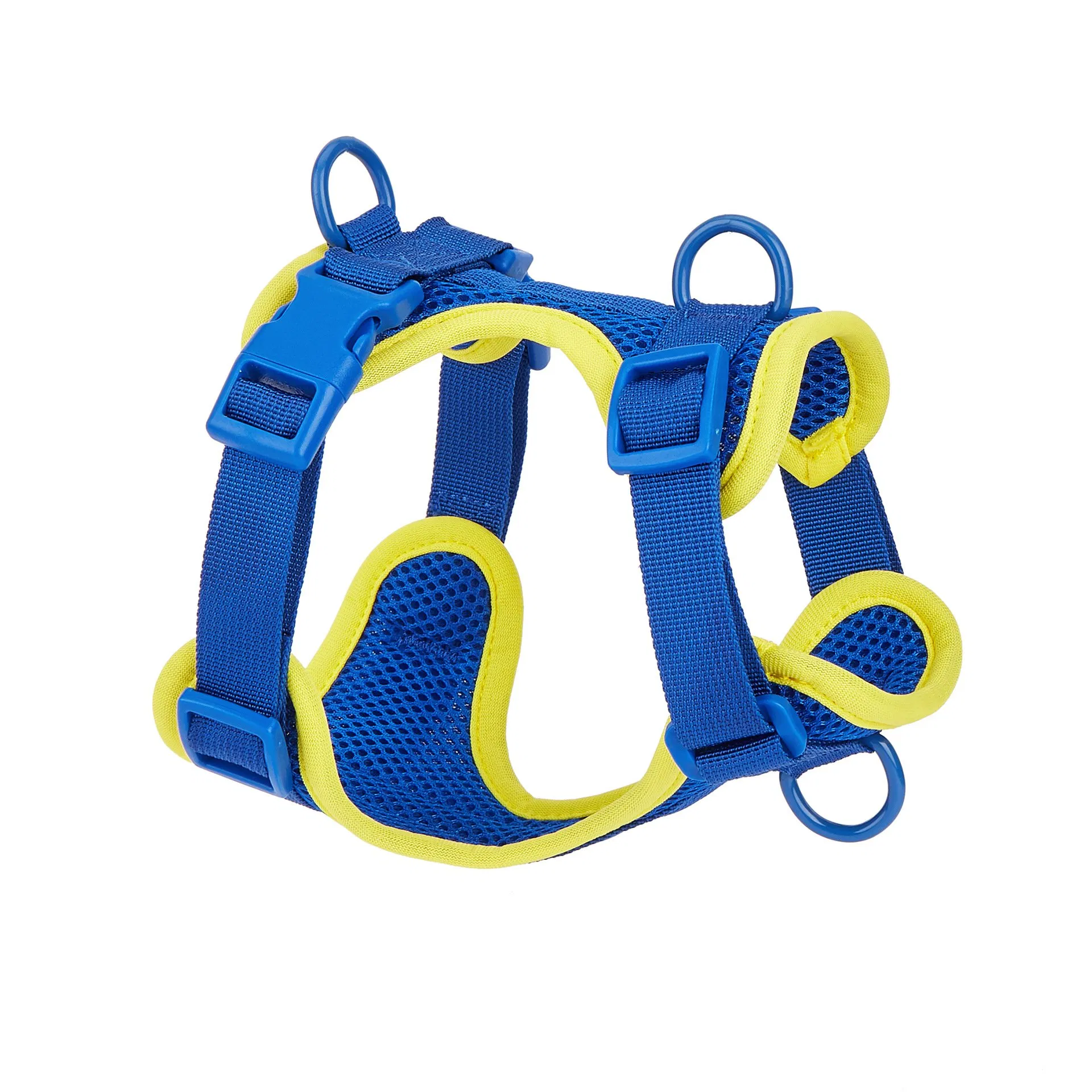 Estilo nuevo de verano adecuado para perros grandes, medianos y pequeños. Arnés para mascotas cómodo y transpirable para gatos y perros con correa