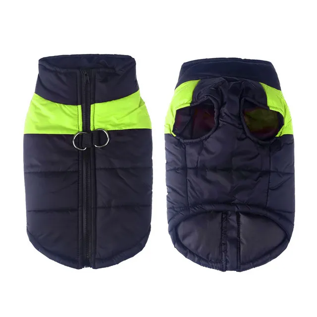 Abrigo de perro de invierno cálido impermeable ropa para clima frío ropa de algodón para perros al aire libre