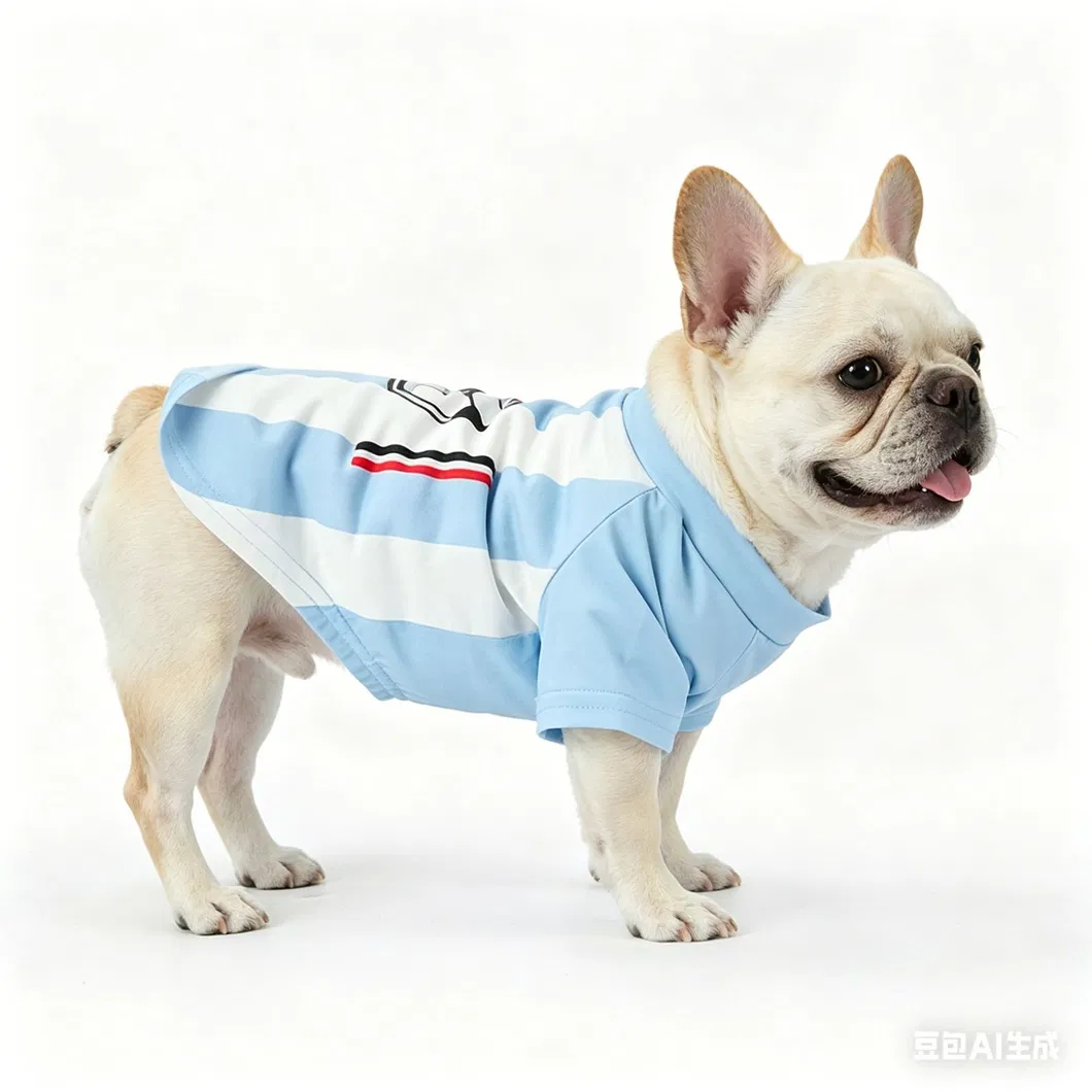 Camiseta de fútbol de moda para perros 8