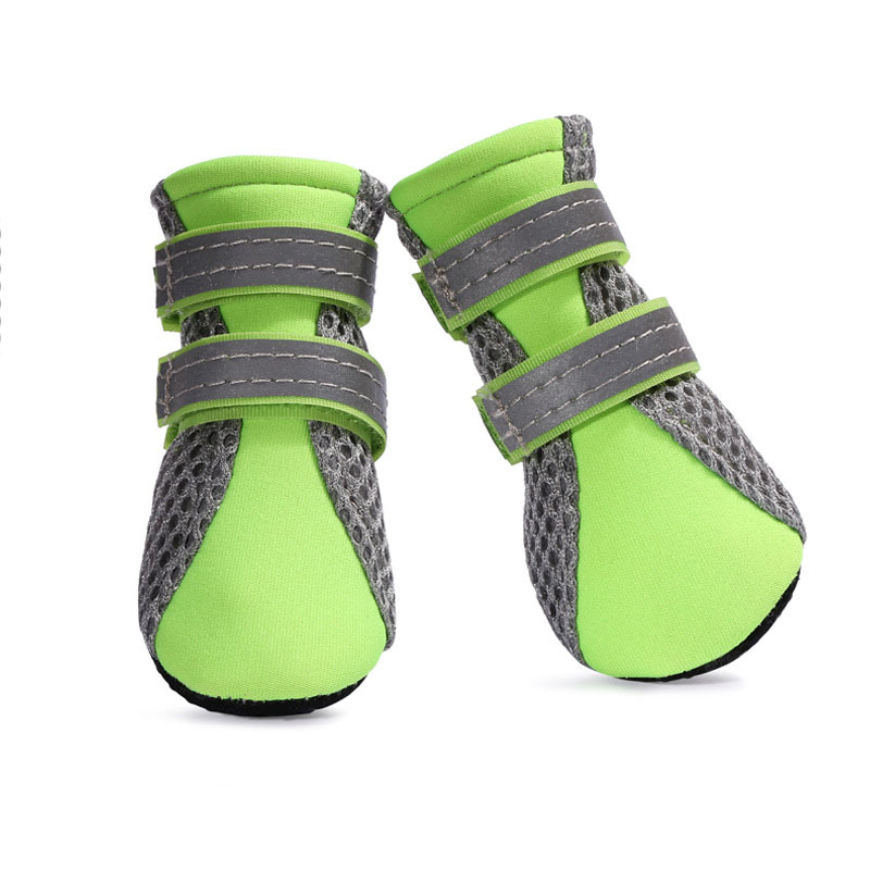 Zapatos para perros deportivos cómodos, casuales, reflectantes y transpirables de malla al por mayor