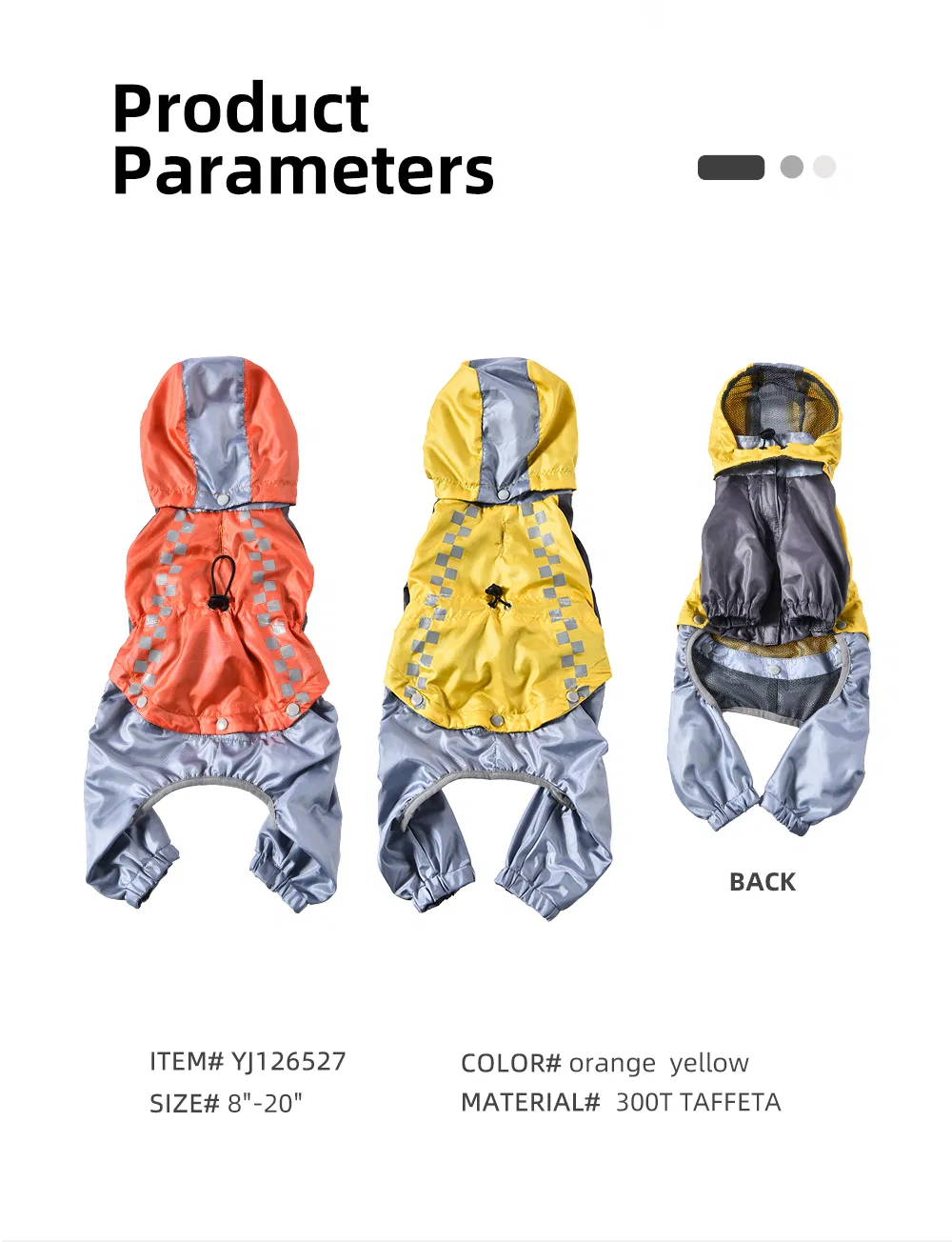 Fábrica de Ropa para Mascotas Chaqueta Ligera Impermeable para Perros Ropa para Perros Ropa Transpirable para Mascotas