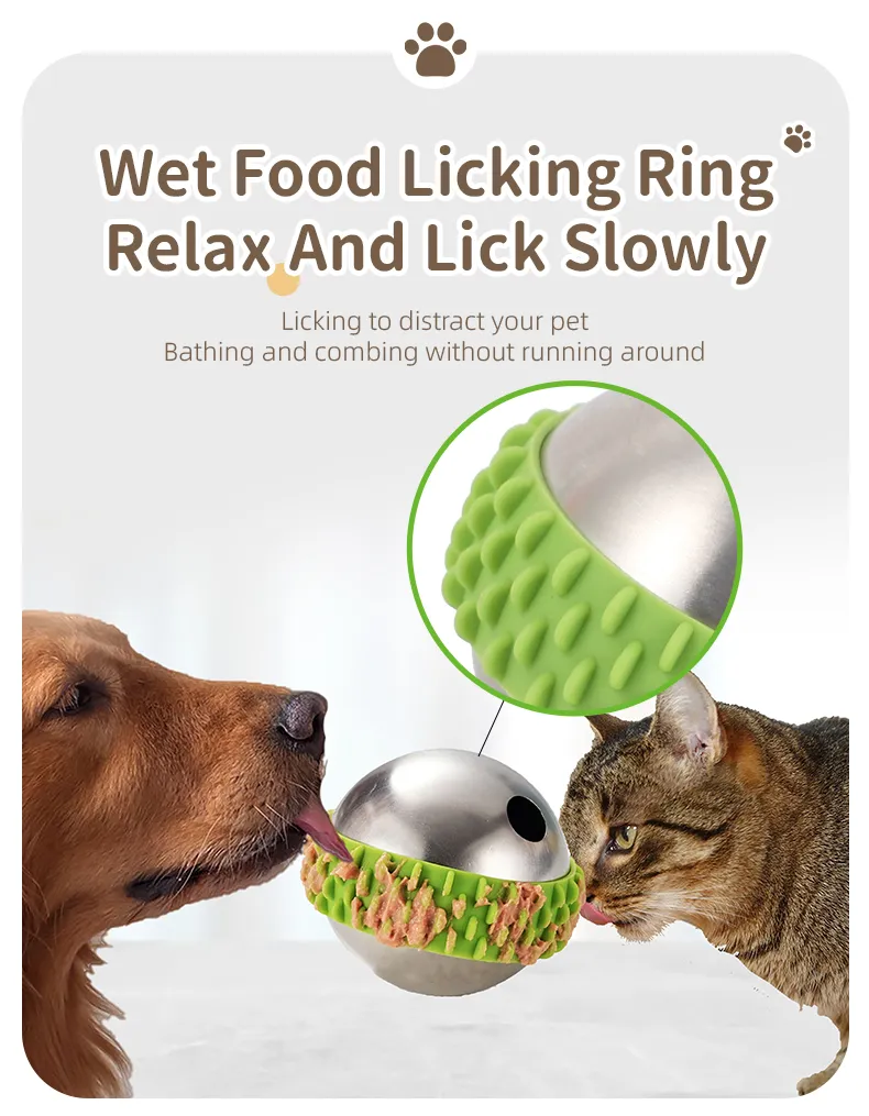 Alimentador interactivo para perros y gatos