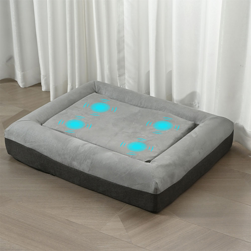 Cama para mascotas personalizada, impermeable, cómoda, con masaje y espuma viscoelástica