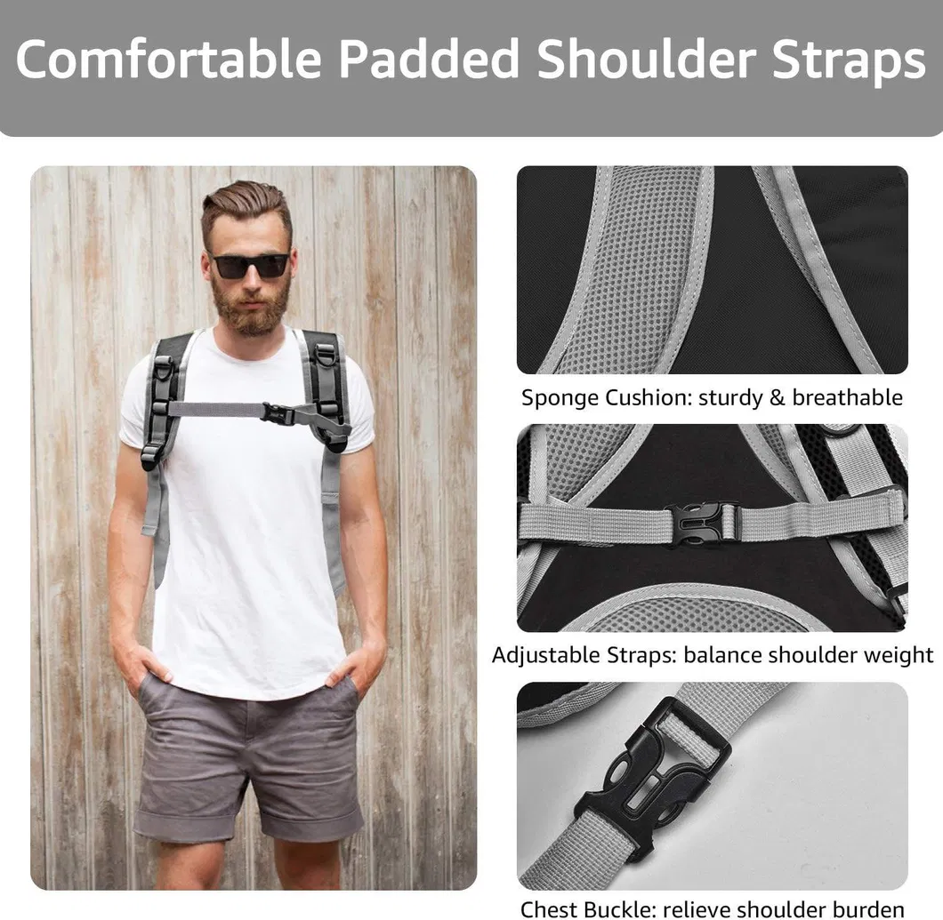 New Portable and Breathable Cat and Dog Small Pet Backpack with Three Outlets for Outdoor Travel