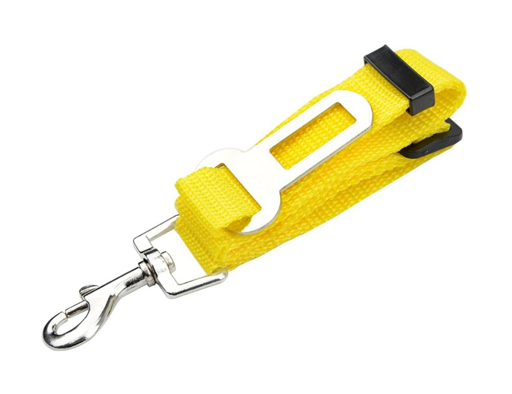 Correa de seguridad para mascotas de nylon colorido personalizada y de alta resistencia para automóvil, ideal para viajar al aire libre con perros, fácil de controlar