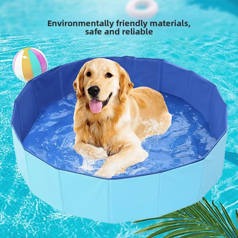 Piscina portátil para baño de perros para fácil viaje y montaje