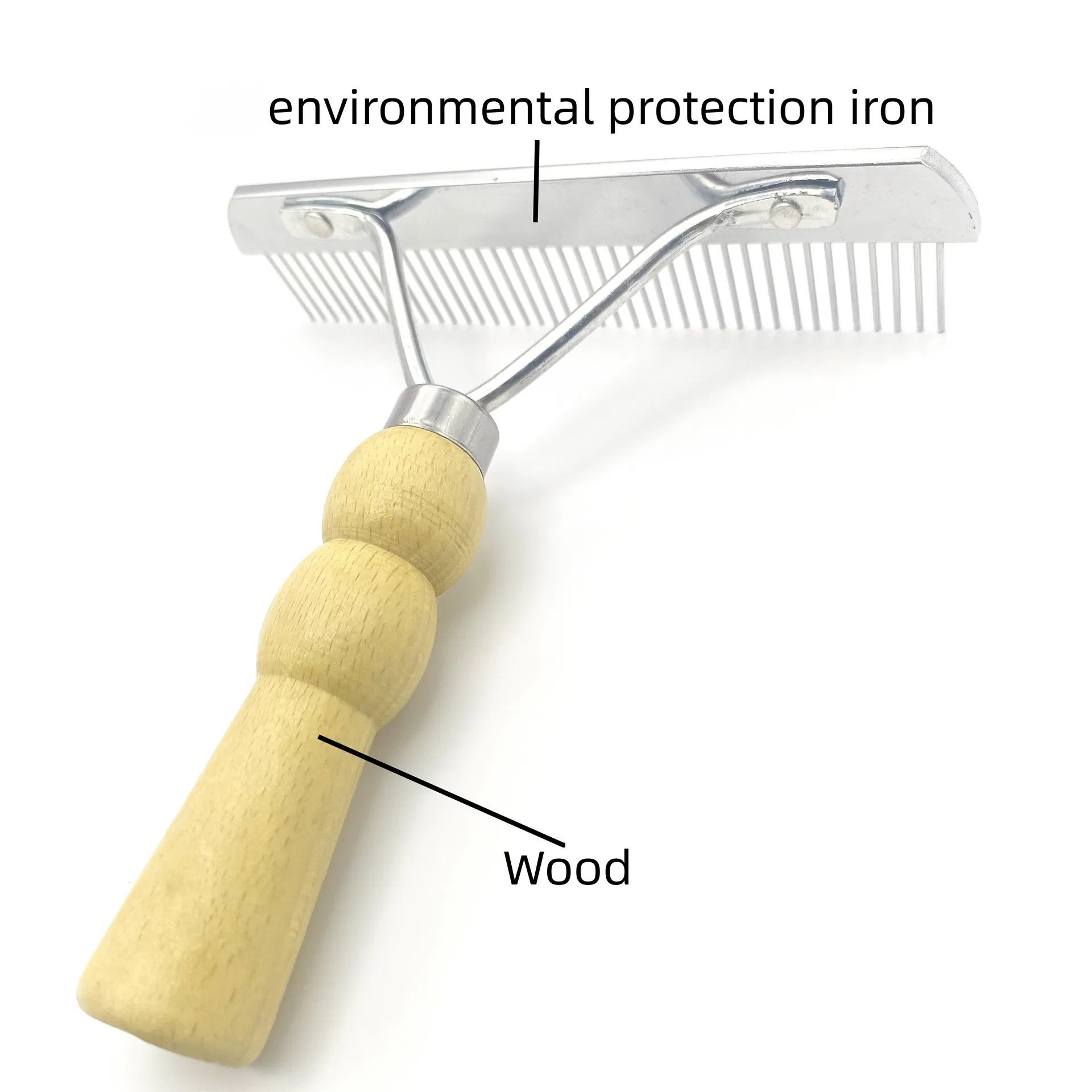 Perro Gato Rasqueta Mango de Madera Cuidado del Pelo Herramienta de Deshedding Productos para Mascotas