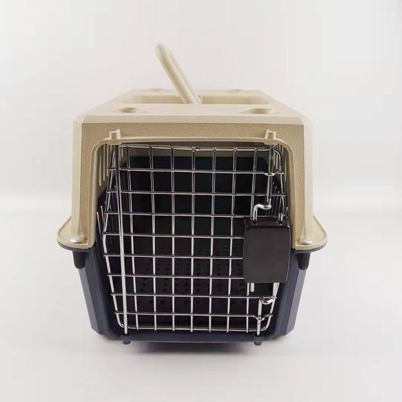Casas Duraderas Gran Perro Exterior Viaje Transportadora Aire Aprobada Plástico Jaula para Perros