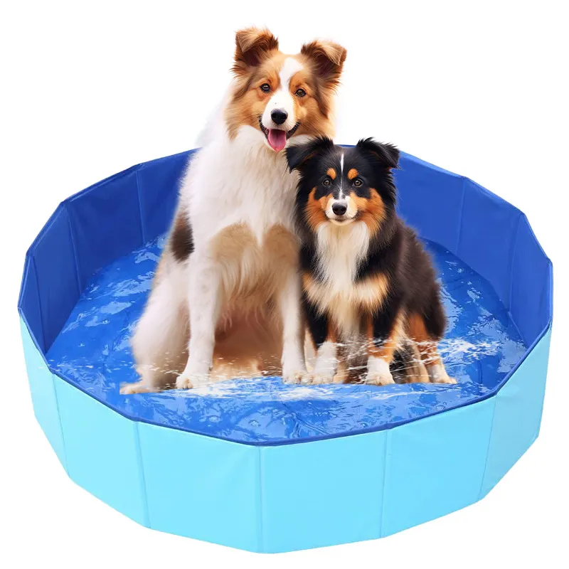 Piscina portátil para baño de perros para fácil viaje y montaje
