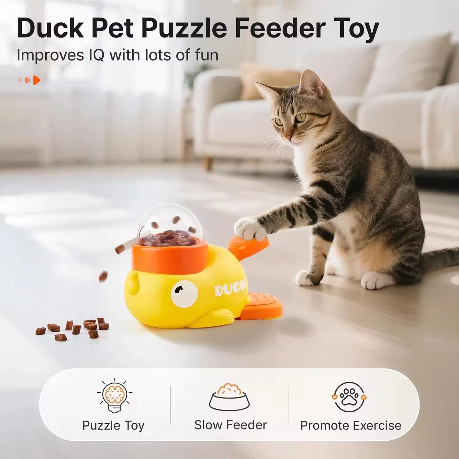 2-in-1 Juguete para perro interactivo dispensador de golosinas