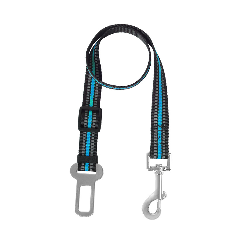 Cinturón de seguridad para perro ajustable de nylon reflectante para viajar al aire libre de Hanyang Productos para Mascotas al por mayor