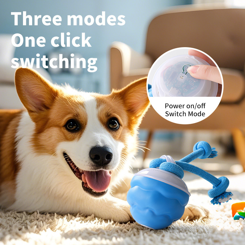 Juguetes interactivos para perros que saltan y rebotan al ser tocados