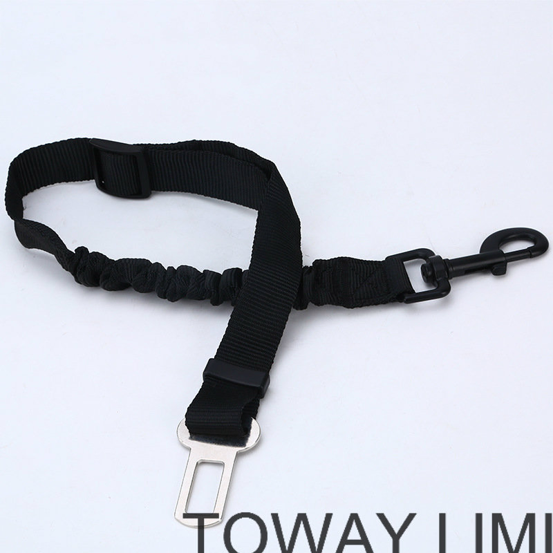 Cinturón de seguridad para perros de nylon elástico ajustable, accesorios para mascotas