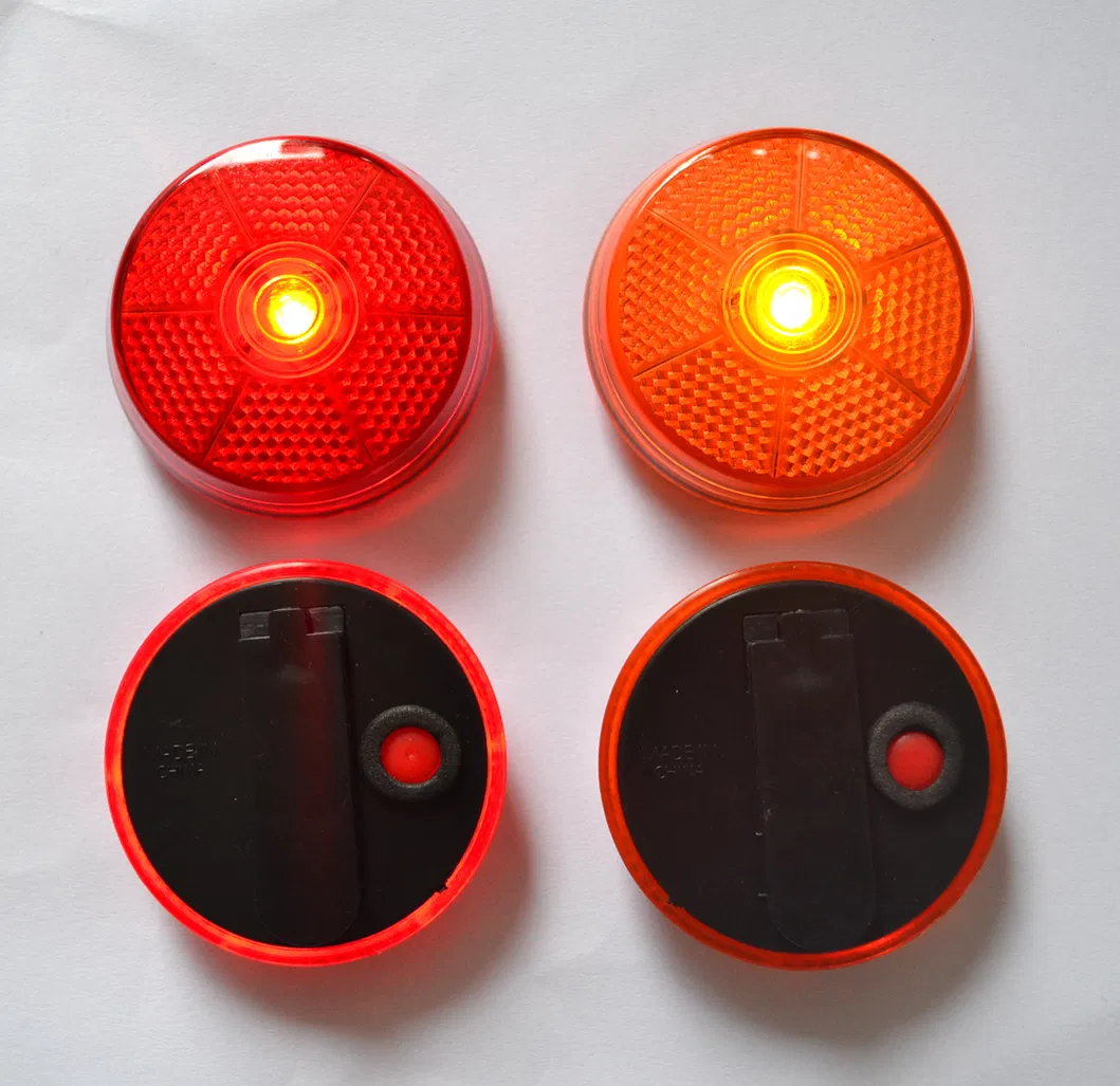 Mini reflector de seguridad con clip de alta visibilidad