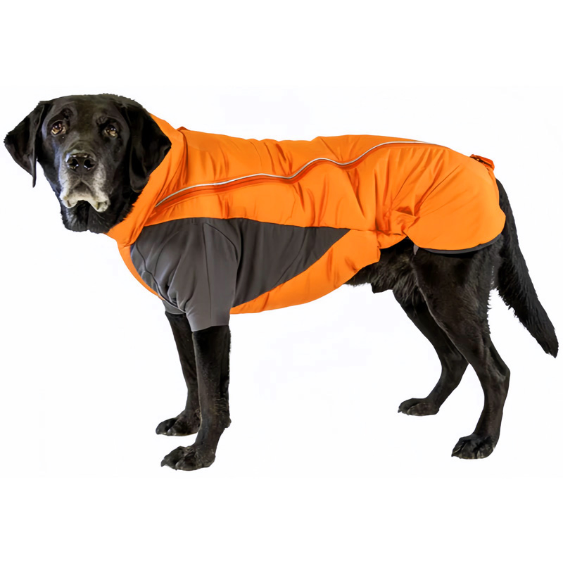 Chaqueta de perro acolchada impermeable y reflectante para invierno, abrigo cálido para perros medianos y grandes