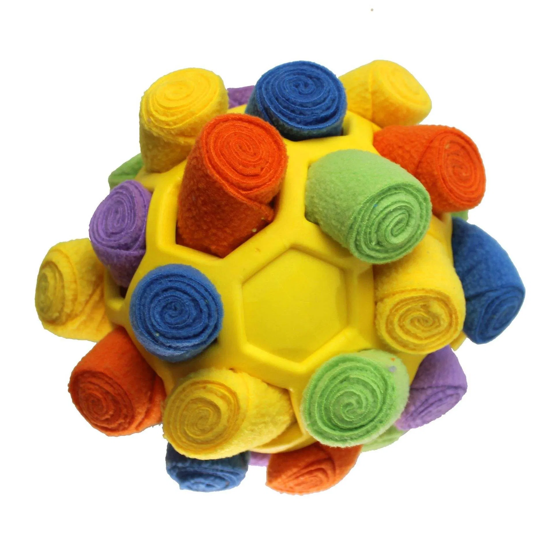Juguete interactivo duradero para perros con diseño de rompecabezas de bola de goma dispensadora de comida oculta, juguete de entrenamiento de estimulación mental para alimentación lenta, uso en interiores