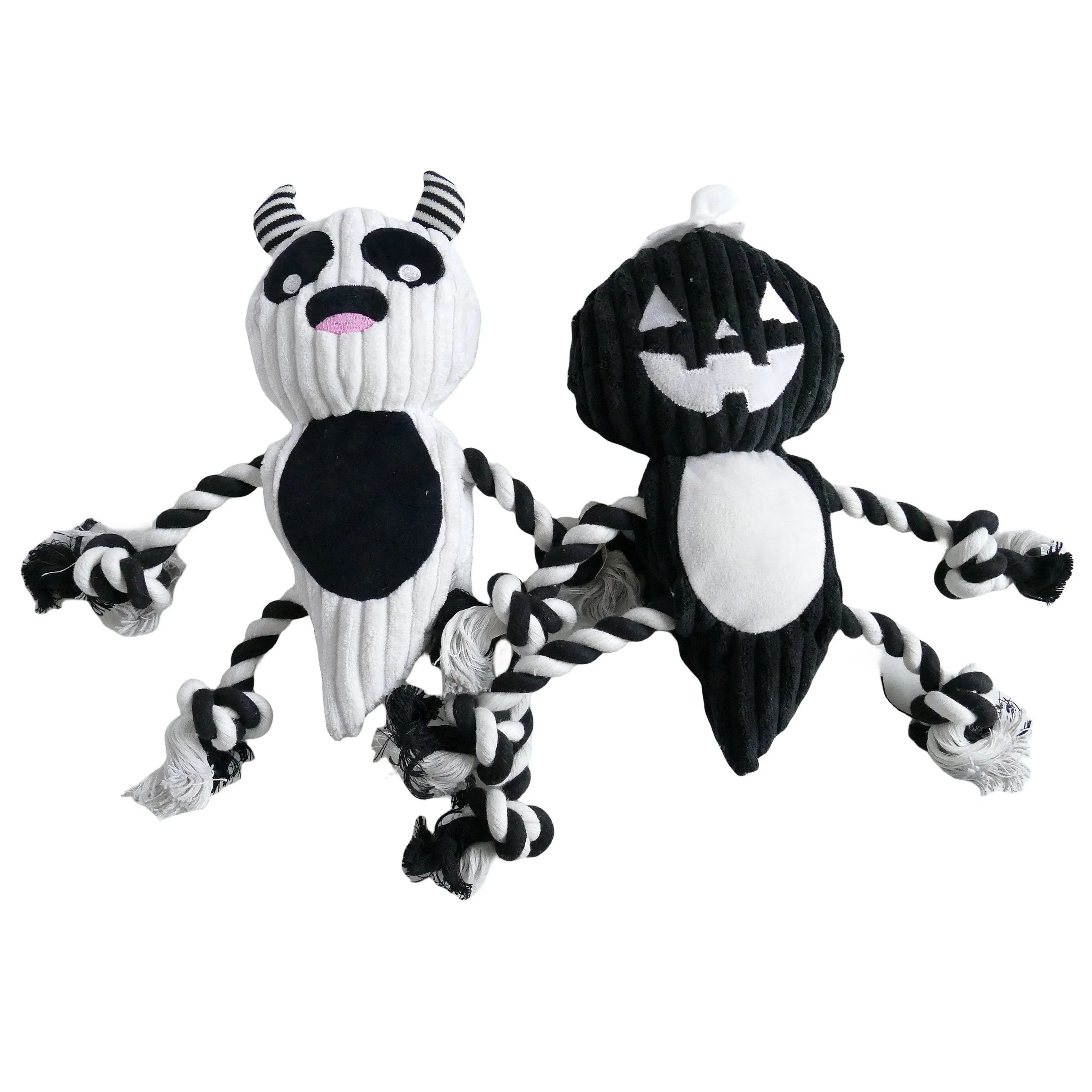Regalo de Halloween para mascotas, juguetes de peluche interactivos y chirriantes para perros