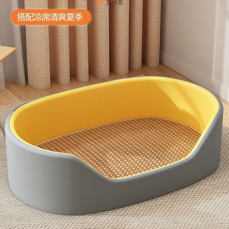 Cama acogedora personalizada de fábrica mayorista de suministros para mascotas, nido de gato de felpa cómoda
