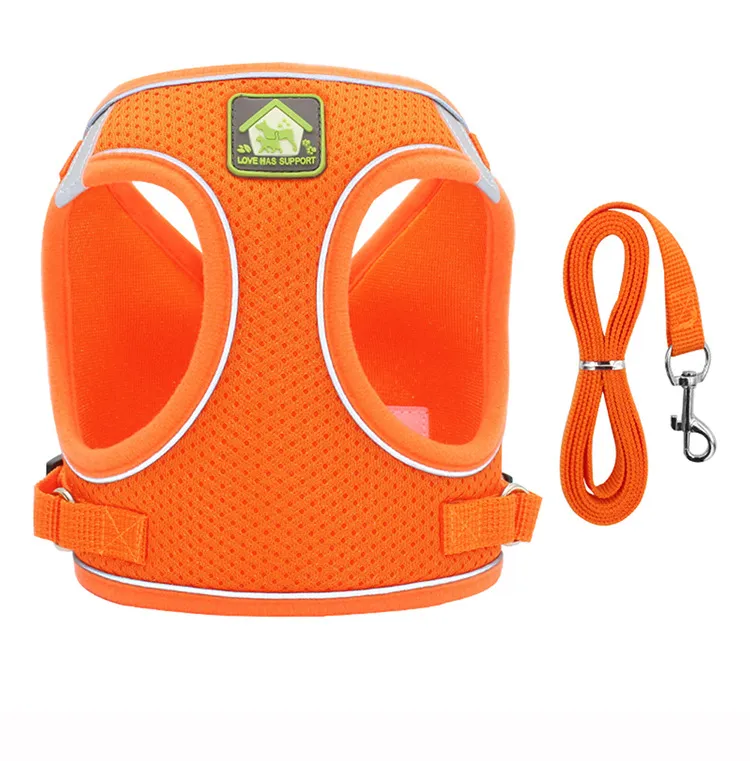 Arnés para mascotas Step-in Air - Chaleco de malla reflectante para todo clima, sin tirones, para perros y gatos pequeños, con gancho y bucle y hebilla de seguridad