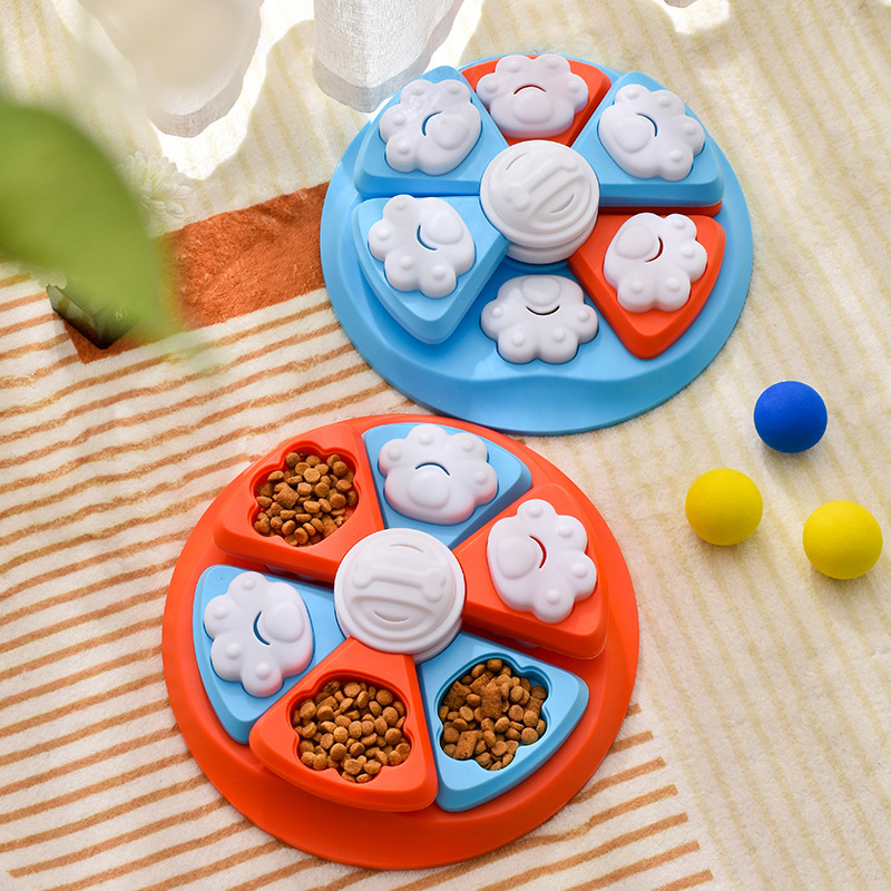 Comedero lento para perros, juego interactivo de alimentación para mascotas, rompecabezas para perros, juguetes de rompecabezas para perros para entrenamiento de inteligencia, suministros para mascotas