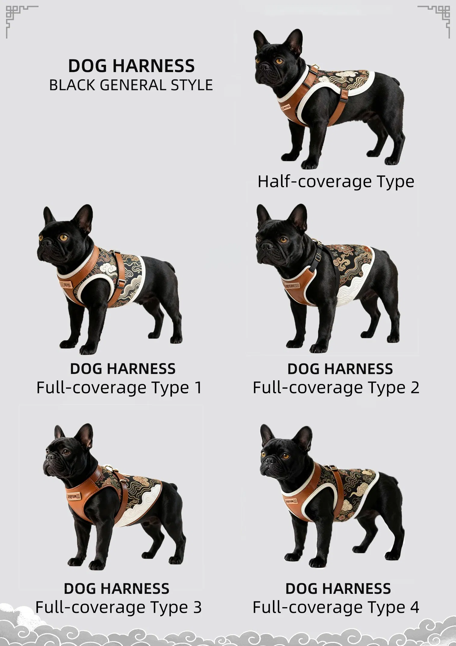 Ropa de chaleco arnés para gatos y perros al por mayor productos para mascotas
