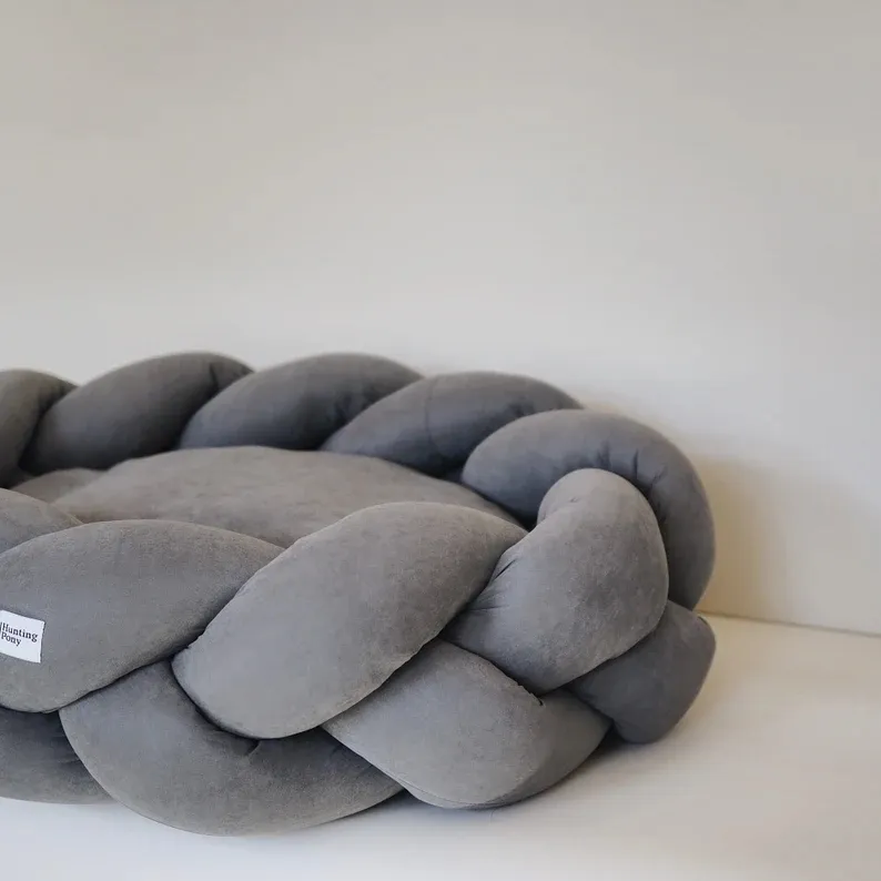 Cama para mascotas de algodón suave y cómoda, hecha a mano, lavable a máquina para perros y gatos