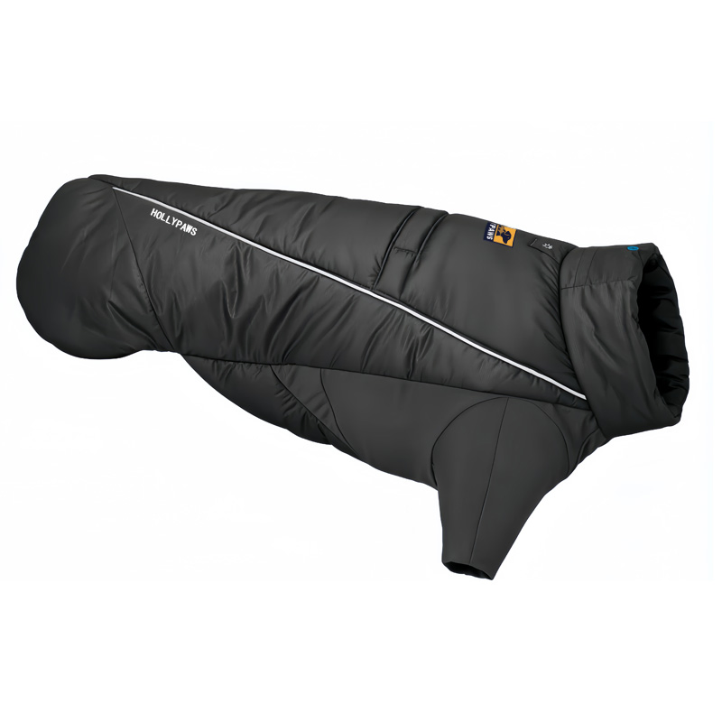 Chaqueta de perro acolchada impermeable y reflectante para invierno, abrigo cálido para perros medianos y grandes