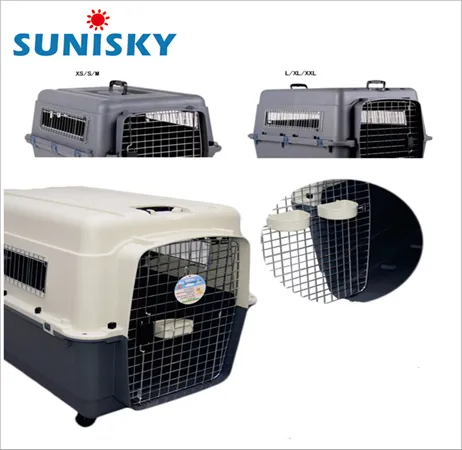 120cm Transportín grande para perros de viaje, jaula para mascotas, estándar IATA
