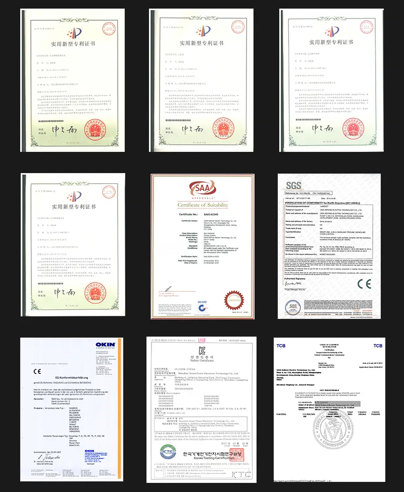 Certificación CE y RoHS de calidad